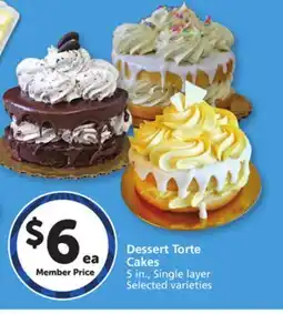 Albertsons Dessert Torte Cakes offer