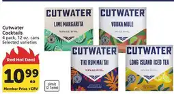 Albertsons Cutwater Cocktails offer