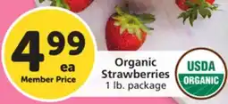 Albertsons Organic Strawberries offer