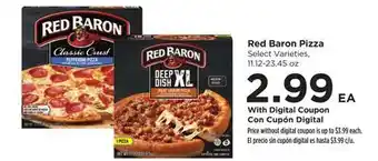 Food 4 Less Red Baron Pizza offer
