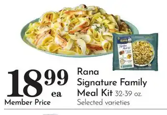 Pavilions Rana Signature Family Meal Kit offer
