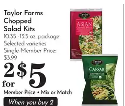 Pavilions Taylor Farms Chopped Salad Kits offer