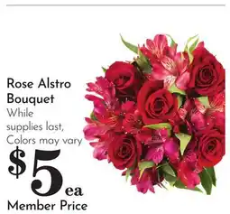 Pavilions Rose Alstro Bouquet offer