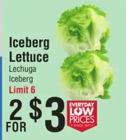 Smart & Final Iceberg Lettuce offer