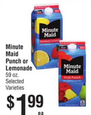 Smart & Final Minute Maid Punch or Lemonade offer