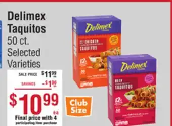Smart & Final Delimex Taquitos offer