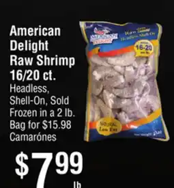 Smart & Final American Delight Raw Shrimp offer