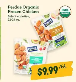 Sprouts Farmers Market Perdue Organic Frozen Chicken offer