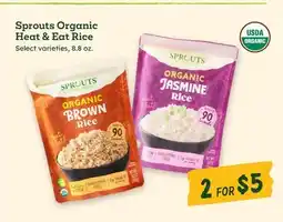 Sprouts Farmers Market Sprouts Organic Heat & Eat Rice offer