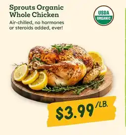Sprouts Farmers Market Sprouts Organic Whole Chicken offer