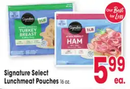 Jewel-Osco Signature Select Lunchmeat Pouches offer