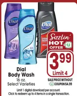 Jewel-Osco Dial Body Wash offer