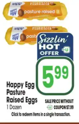 Jewel-Osco Happy Egg Pasture Raised Eggs offer