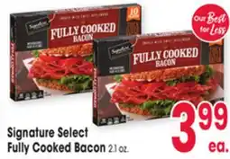 Jewel-Osco Signature Select Fully Cooked Bacon offer