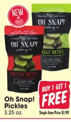 Jewel-Osco Oh Snap! Pickles offer