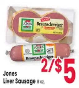 Jewel-Osco Jones Liver Sausage offer