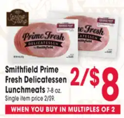 Jewel-Osco Smithfield Prime Fresh Delicatessen Lunchmeats offer