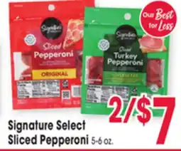 Jewel-Osco Signature Select Sliced Pepperoni offer