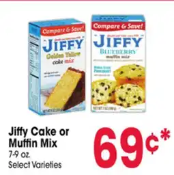 Jewel-Osco Jiffy Cake or Muffin Mix offer
