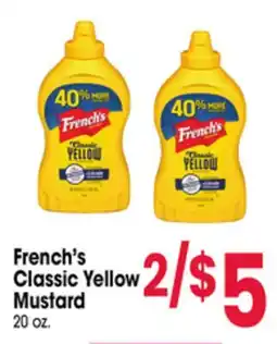 Jewel-Osco French's Classic Yellow Mustard offer