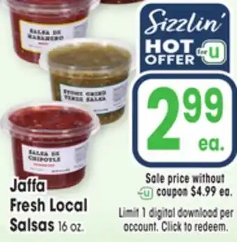 Jewel-Osco Jaffa Fresh Local Salsas offer