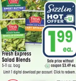Jewel-Osco Fresh Express Salad Blends offer