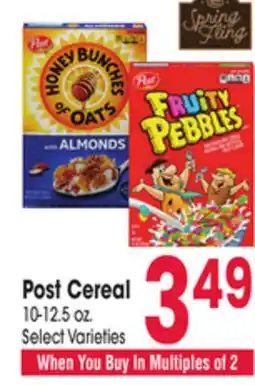 Jewel-Osco Post Cereal offer
