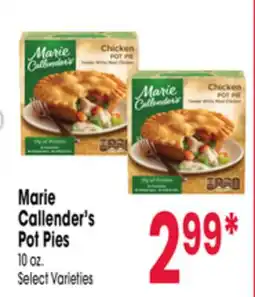 Jewel-Osco Marie Callender's Pot Pies offer