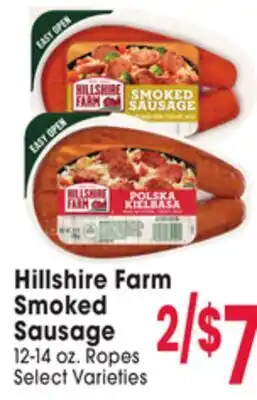 Jewel-Osco Hillshire Farm Smoked Sausage offer