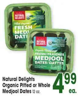 Jewel-Osco Natural Delights Organic Pitted or Whole Medjool Dates offer