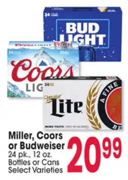 Jewel-Osco Miller, Coors or Budweiser offer