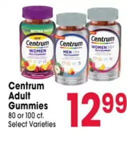 Jewel-Osco Centrum Adult Gummies offer