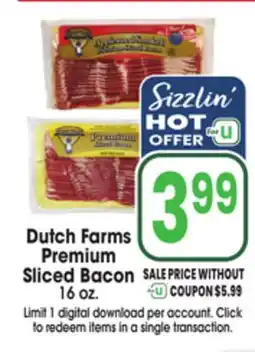 Jewel-Osco Dutch Farms Premium Sliced Bacon offer