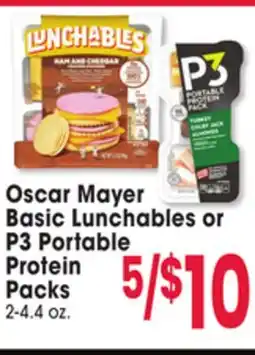Jewel-Osco Oscar Mayer Basic Lunchables or Basic Lunchables or P3 Portable P3 Portable Protein offer