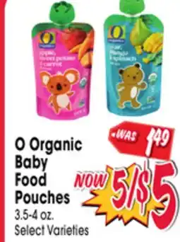 Jewel-Osco O Organic Baby Food Pouches offer