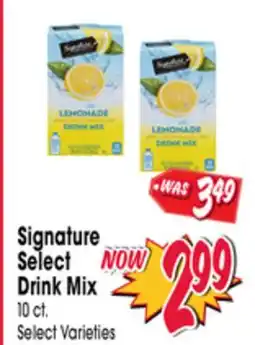 Jewel-Osco Signature Select Drink Mix offer