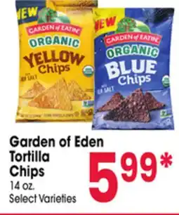Jewel-Osco Garden of Eden Tortilla Chips offer