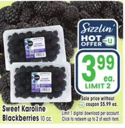 Jewel-Osco Sweet Karoline Blackberries offer