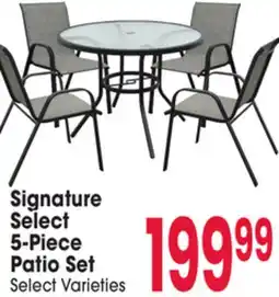 Jewel-Osco Signature Select 5-Piece Patio Set offer