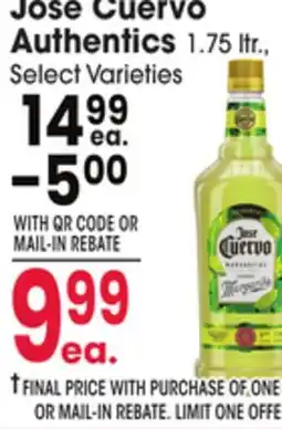 Jewel-Osco Jose Cuervo Authentics offer