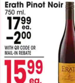 Jewel-Osco Erath Pinot Noir offer
