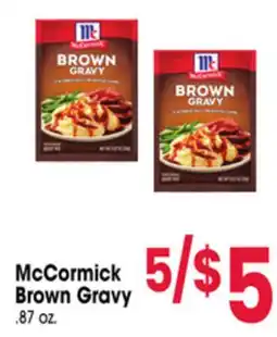 Jewel-Osco McCormick Brown Gravy offer