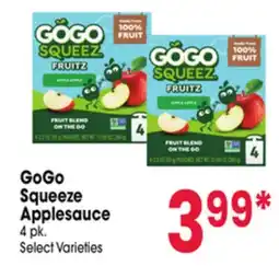 Jewel-Osco GoGo Squeeze Applesauce offer