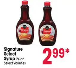 Jewel-Osco Signature Select Syrup offer