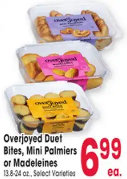 Jewel-Osco Overjoyed Duet Bites, Mini Palmiers or Madeleines offer