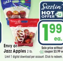 Jewel-Osco Envy or Jazz Apples offer