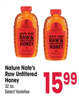 Jewel-Osco Nature Nate's Raw Unfiltered Honey offer