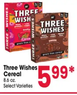 Jewel-Osco Three Wishes Cereal offer