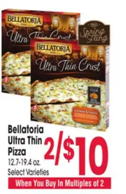 Jewel-Osco Bellatoria Ultra Thin Pizza offer