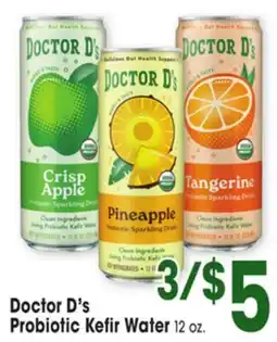 Jewel-Osco Doctor D's Probiotic Kefir Water offer
